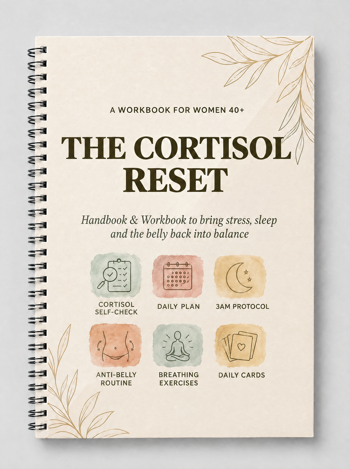 The Cortisol Reset workbook cover