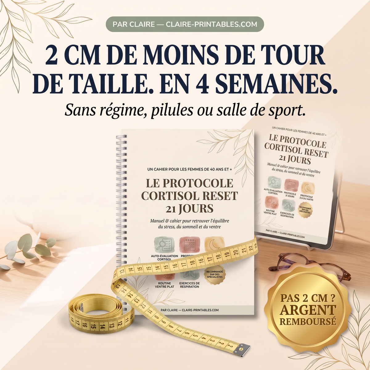 2cm 4 semaines