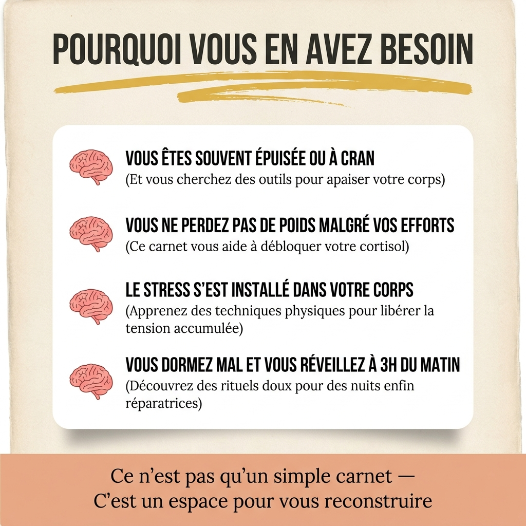 Le Protocole Cortisol Reset 21 Jours Manuel & Carnet d'Exercices
