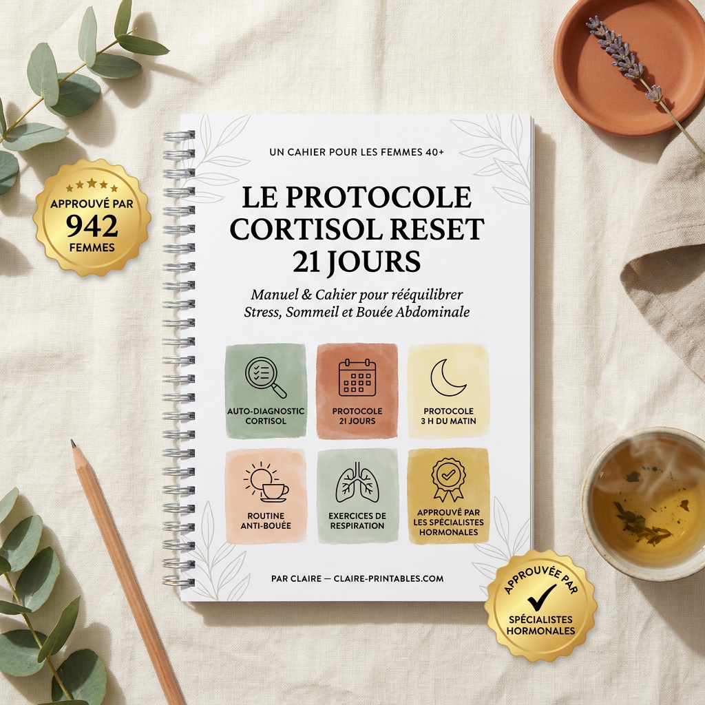 Le Protocole Cortisol Reset 21 Jours Manuel & Carnet d'Exercices