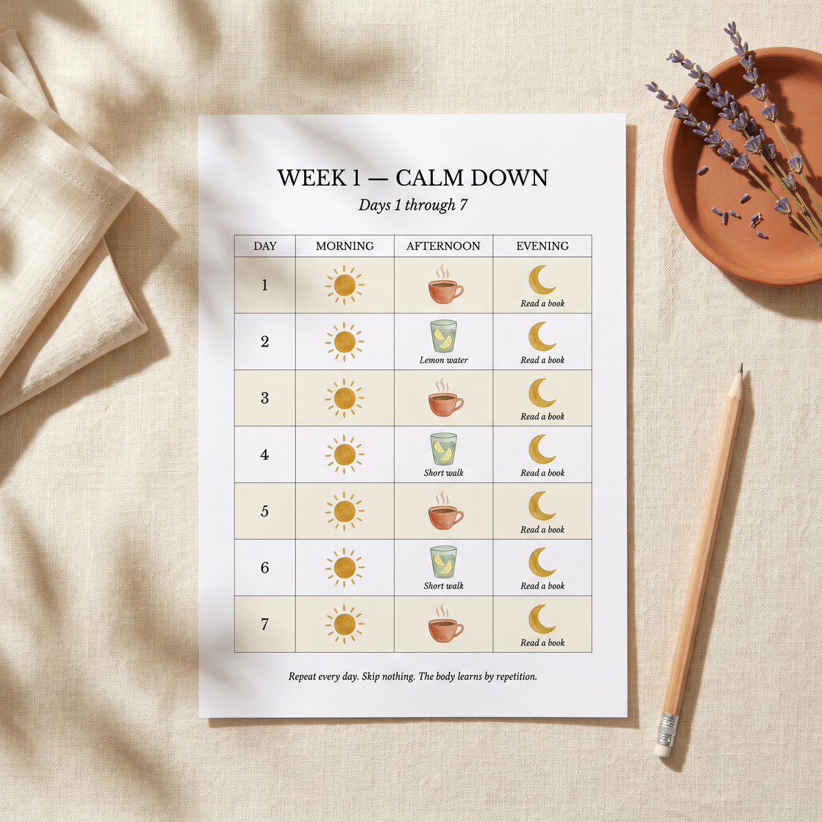 The 21-Day Cortisol Reset Protocol