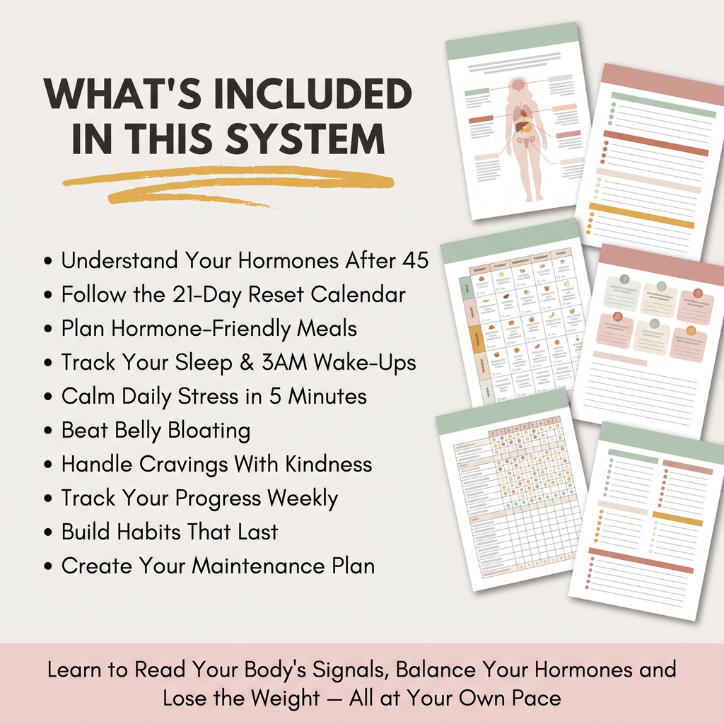 The Menopause Weight Loss System — Balance Your Hormones, Lose Belly Fat & Sleep Through the Night