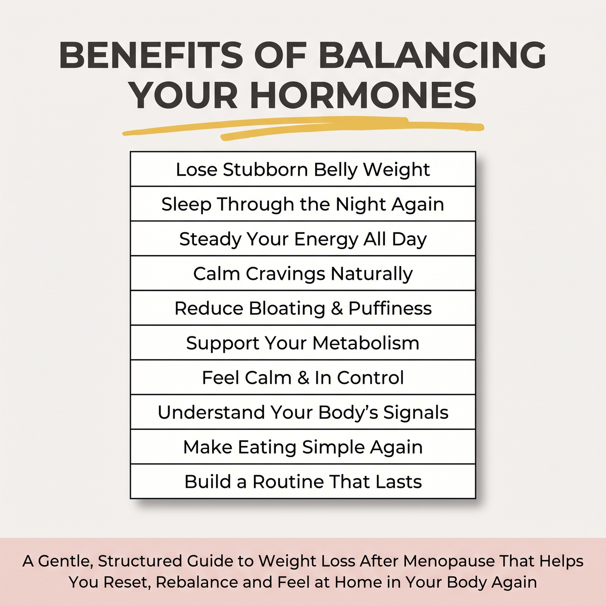 The Menopause Weight Loss System — Balance Your Hormones, Lose Belly Fat & Sleep Through the Night