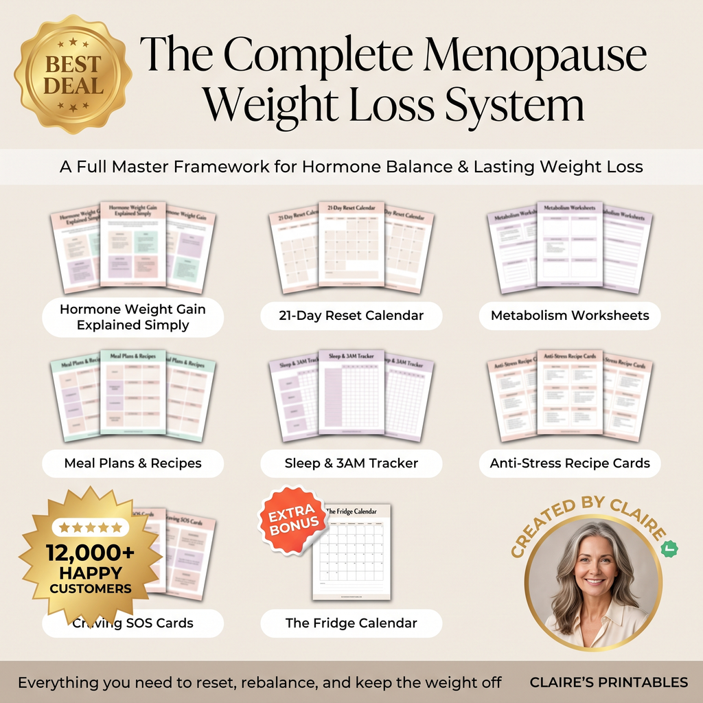 The Menopause Weight Loss System — Balance Your Hormones, Lose Belly Fat & Sleep Through the Night